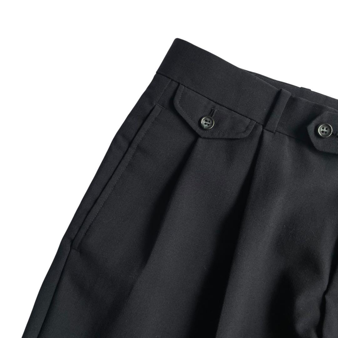 ビンテージスラックス 2タック ウールパンツ ワイドパンツ 90s USA 古着