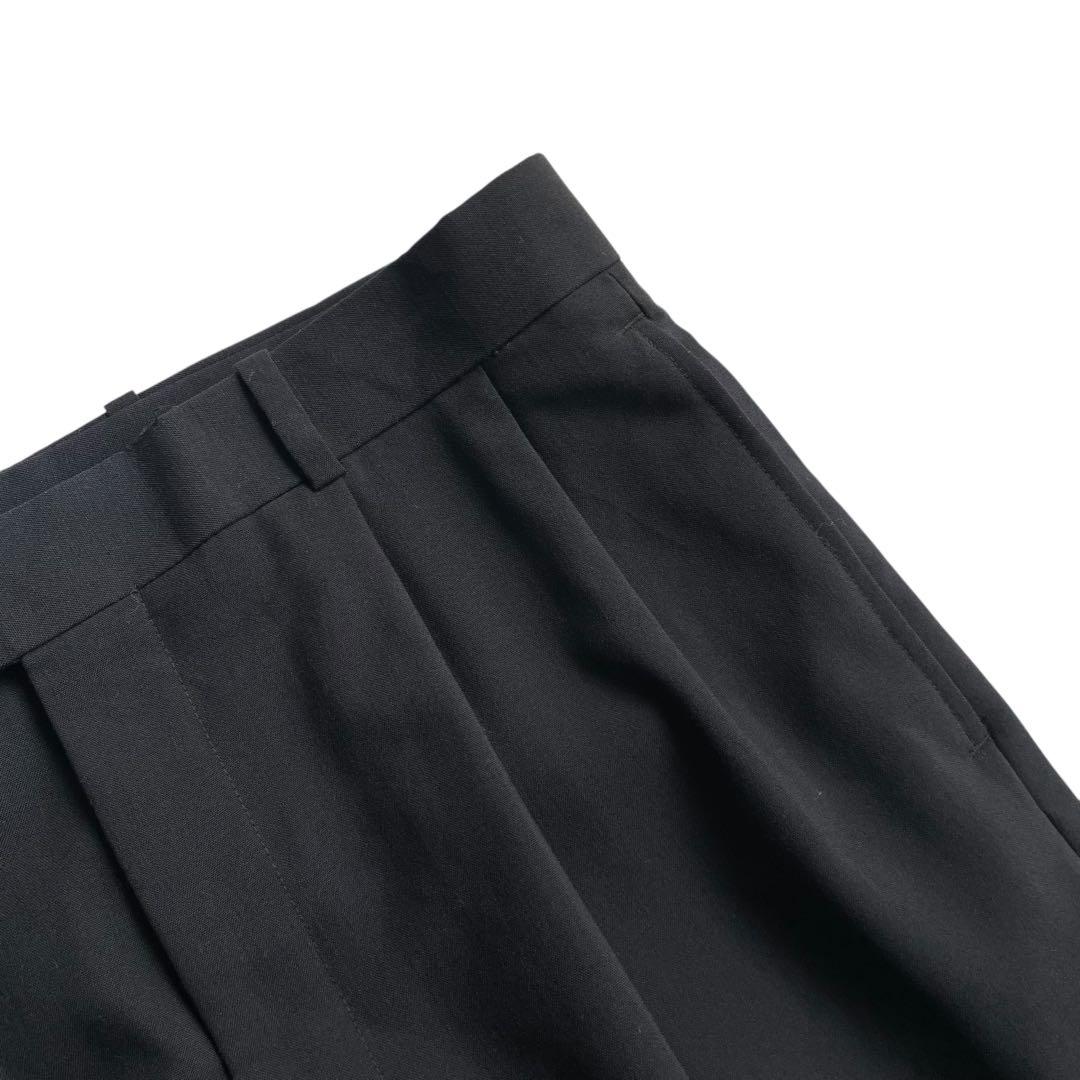 ビンテージスラックス 2タック ウールパンツ ワイドパンツ 90s USA 古着