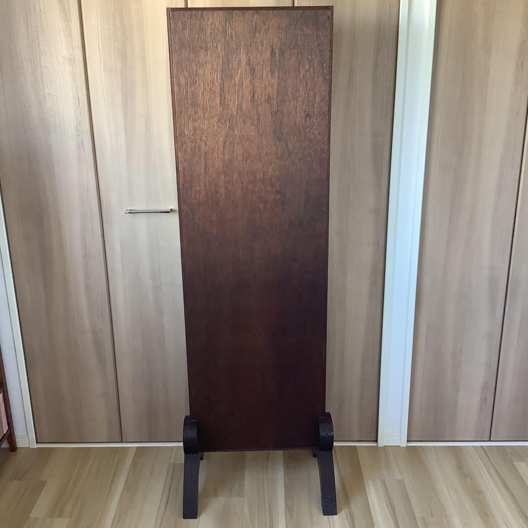 美品　鎌倉彫　姿見鏡　メタルバック高級鏡　工芸品