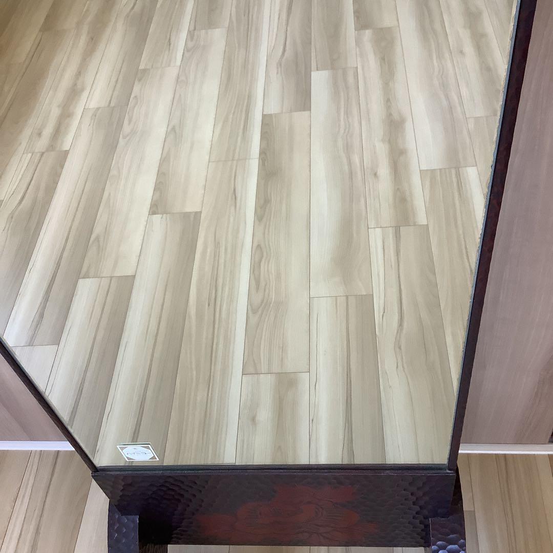 美品　鎌倉彫　姿見鏡　メタルバック高級鏡　工芸品