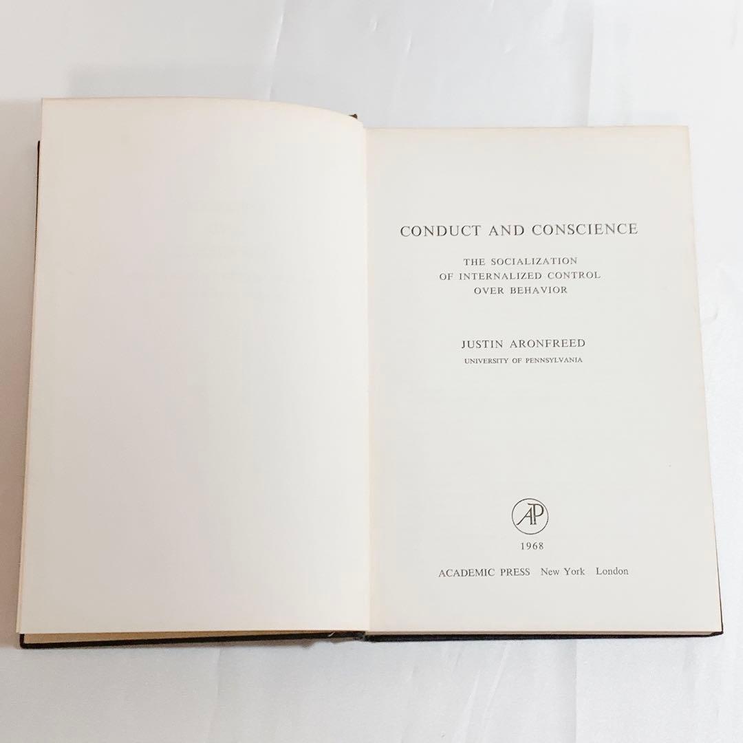 1968年　Conduct and Conscience　J.Aronfreed