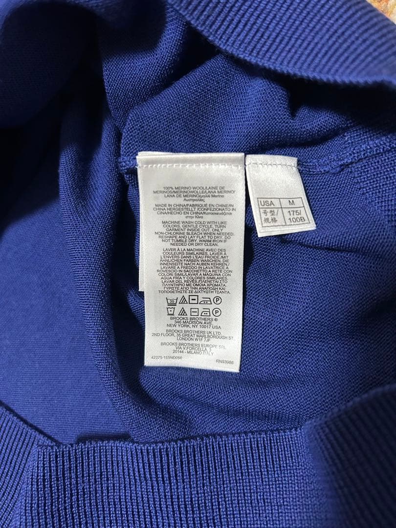 【最終価格!!】Brooks Brothers メリノニット Mサイズ