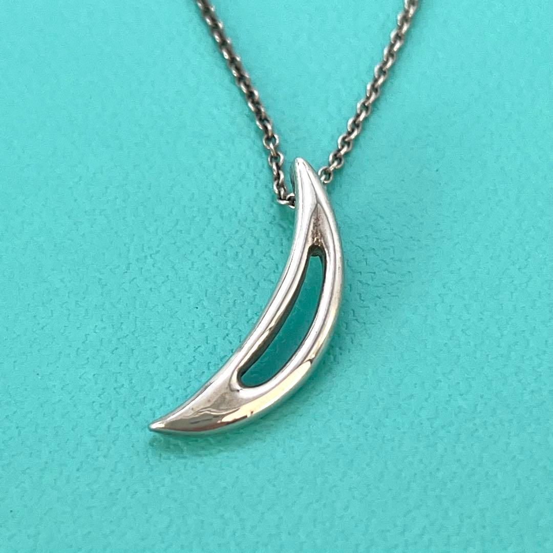 ティファニー　ネックレス　ムーン　月　シルバー　　SV925