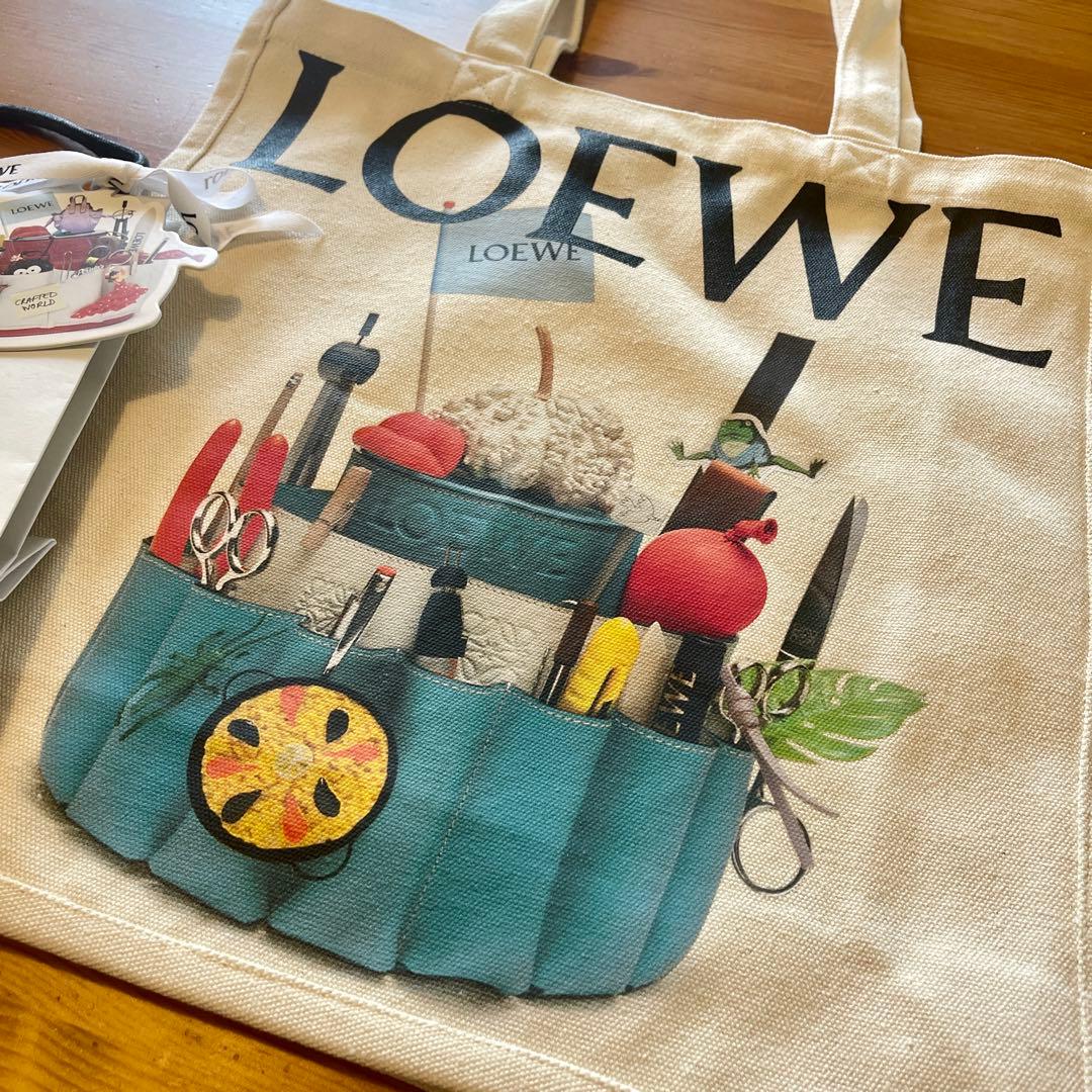 【非売品】ロエベ展　ノベルティ　トートバッグ　ジブリ　青