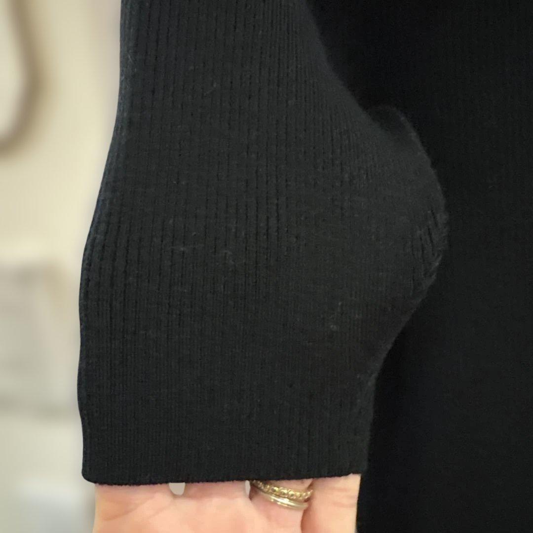 Theory　セオリー　ドッキング　ワンピース　リブ　ニット　ツイード