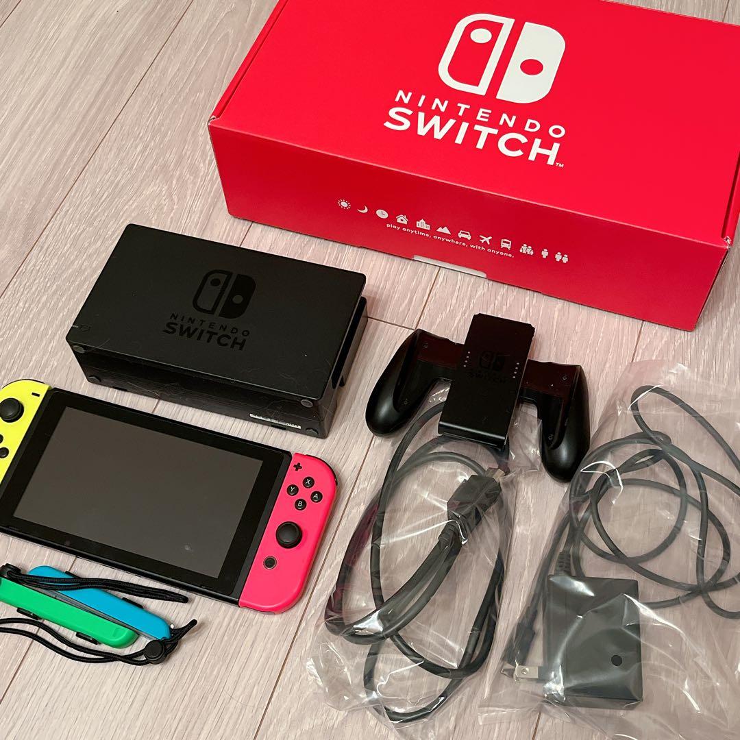 Nintendo Switch 本体 イエロー/ピンク
