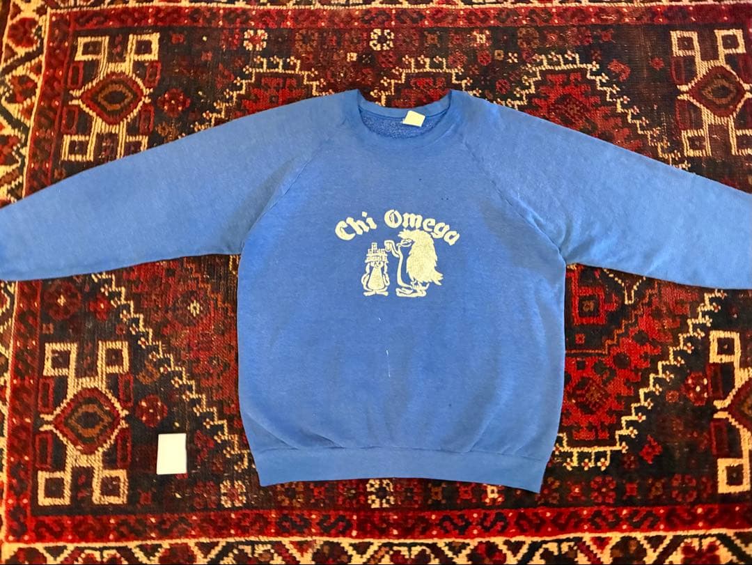 モンスタースウェット ステンシルスウェット フロッキープリント