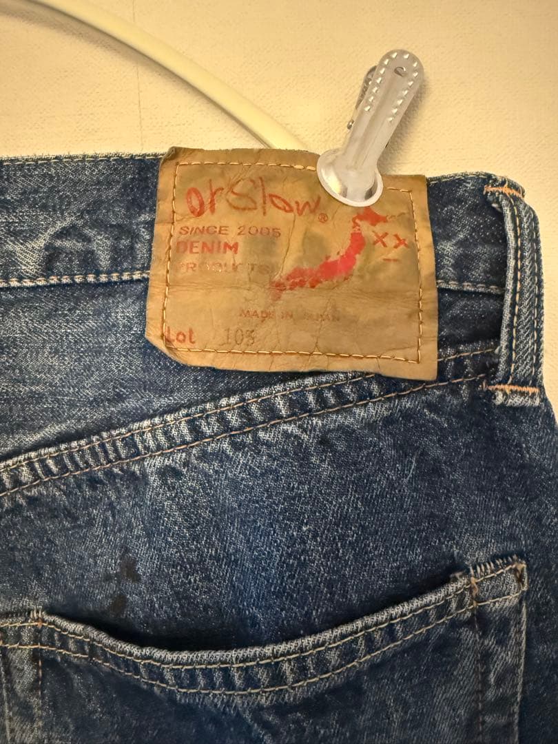 orslow✖️strato105 ペイント加工デニム