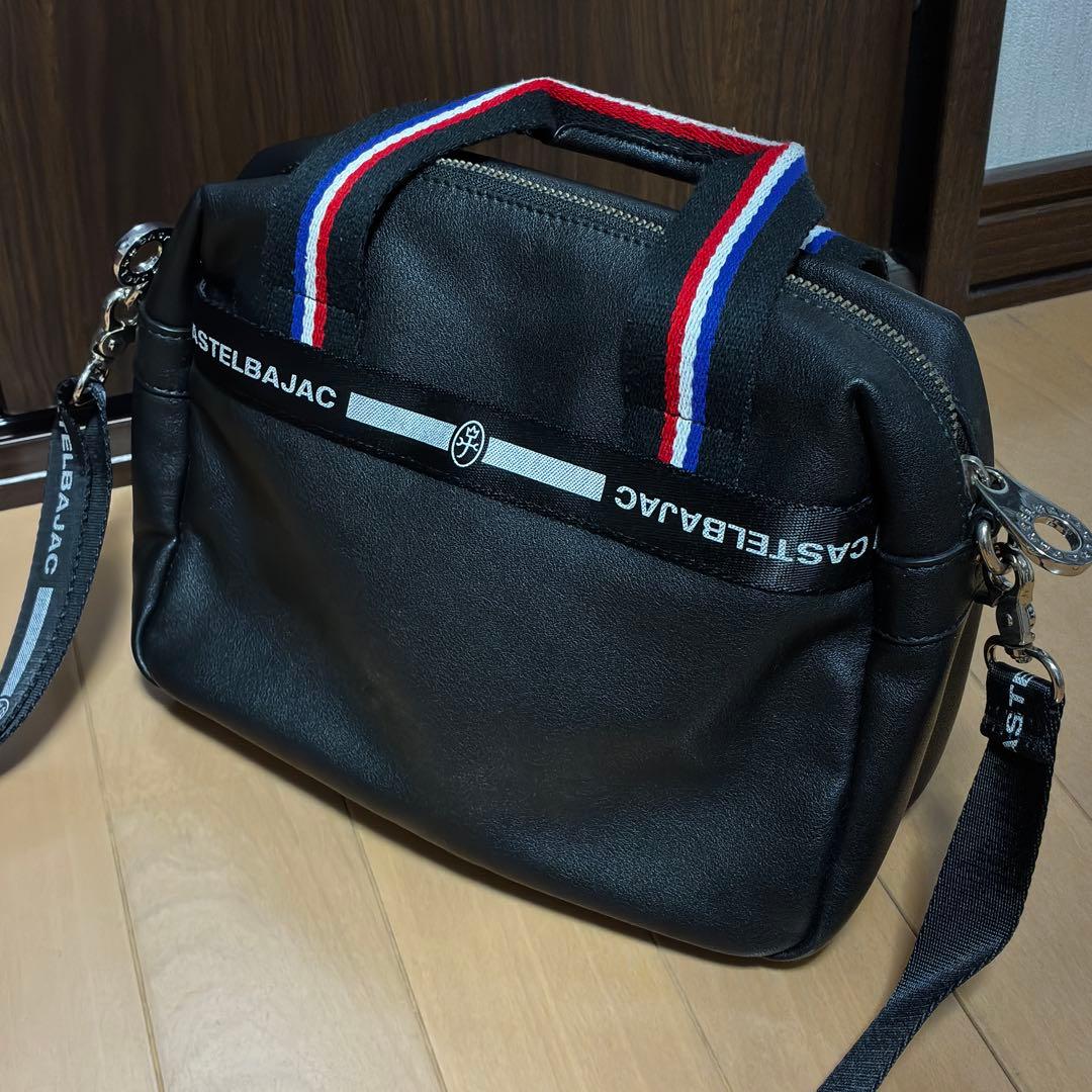 CASTELBAJAC ブラック 2WAYショルダーバッグ&ハンドバッグ