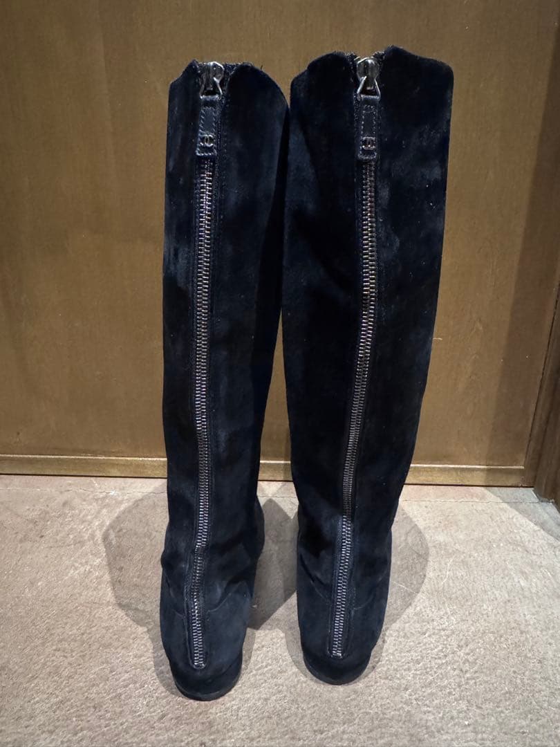 CHANEL ロングブーツ ブラック 37