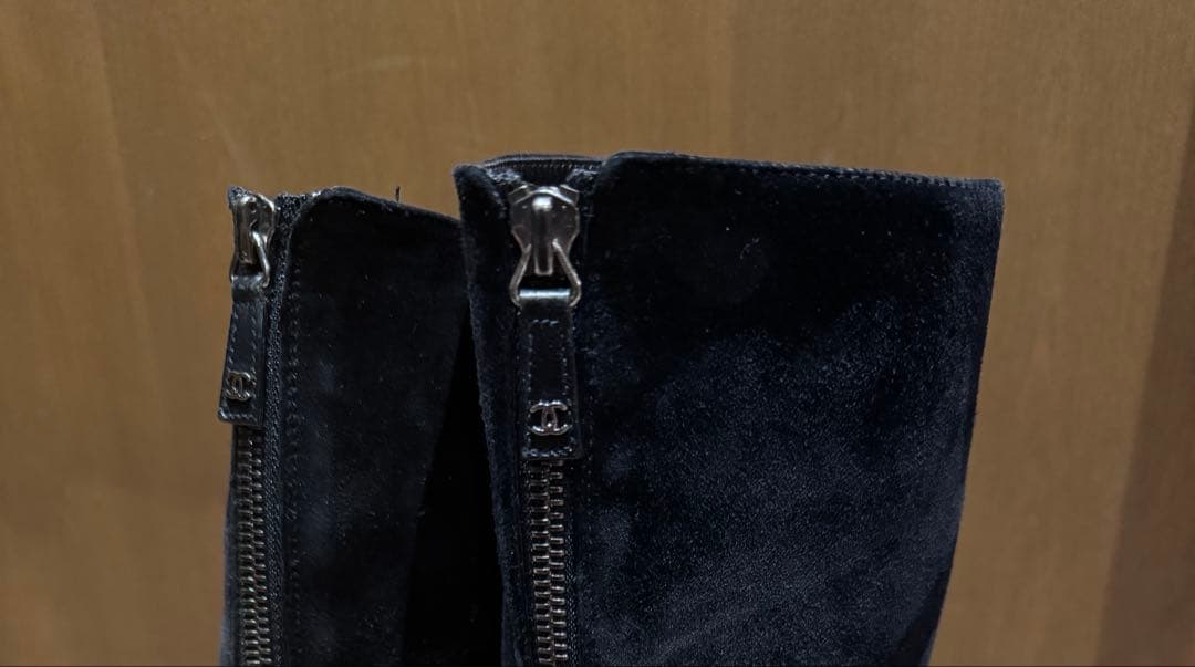 CHANEL ロングブーツ ブラック 37