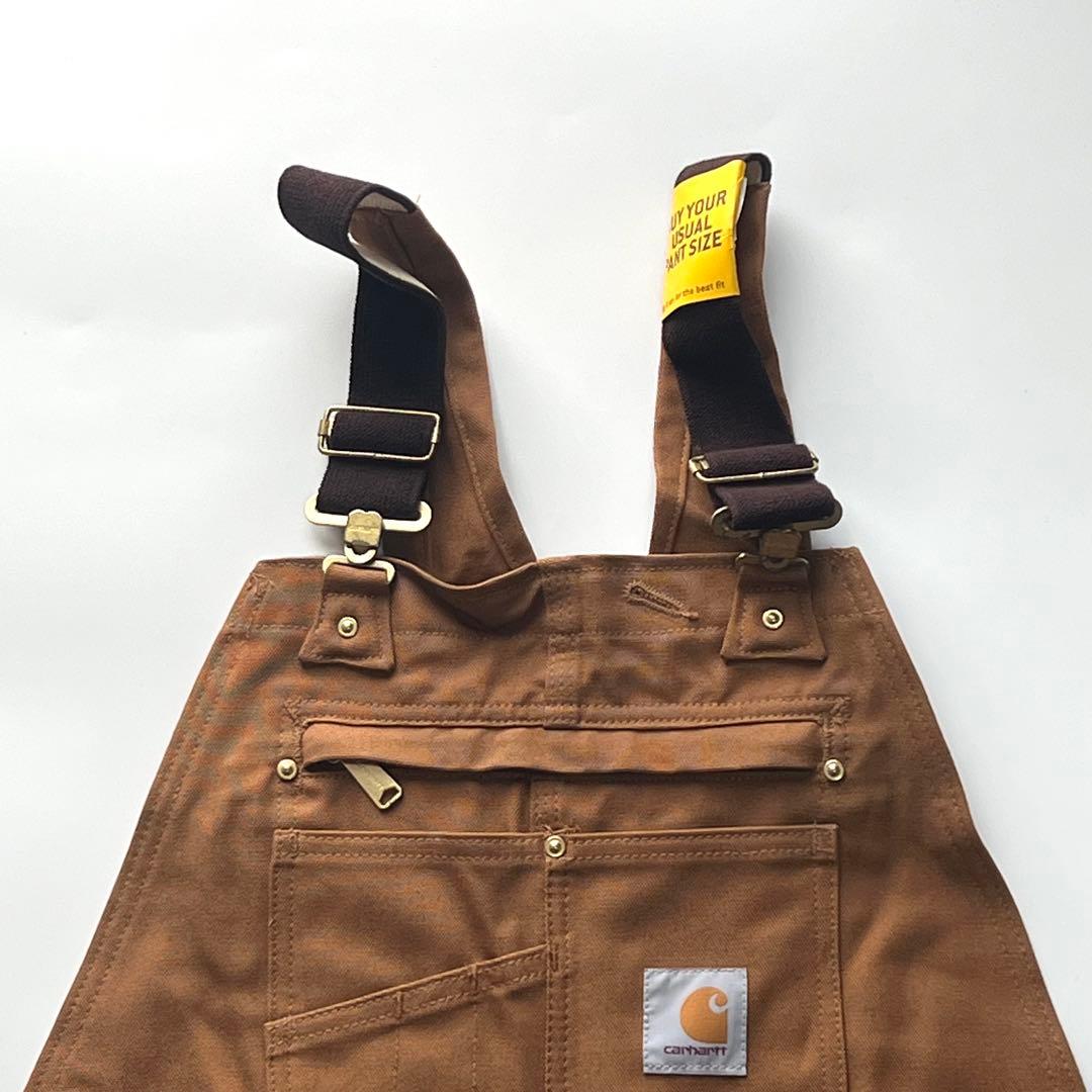 【札付き未使用品】カーハート　ダックビブオーバーオール　アメリカ製　34×30