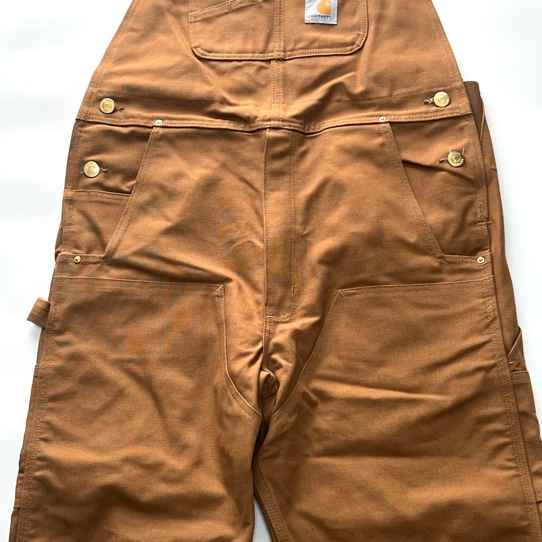 【札付き未使用品】カーハート　ダックビブオーバーオール　アメリカ製　34×30