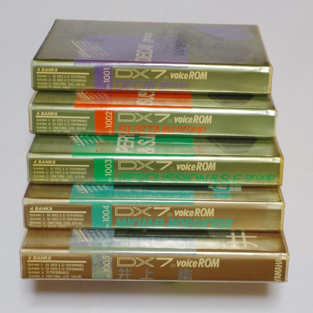 YAMAHA DX7Ⅱ voice ROM VRC-1001,2,3,4,5