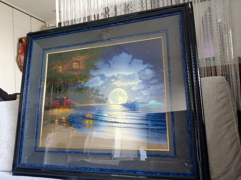 ジョン・アル・ホーグ　ムーンリットマジック　絵画　アート