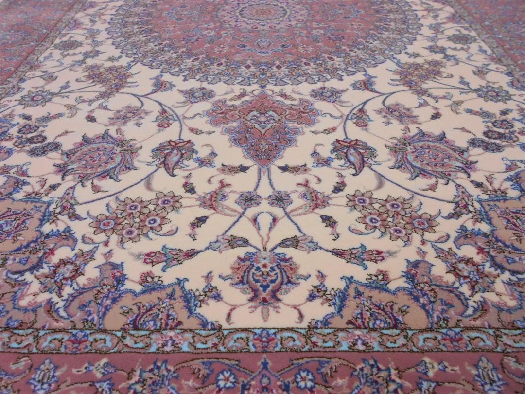 専用！高密度！輝く 本場イラン産 絨毯！約150×225cm‐200721