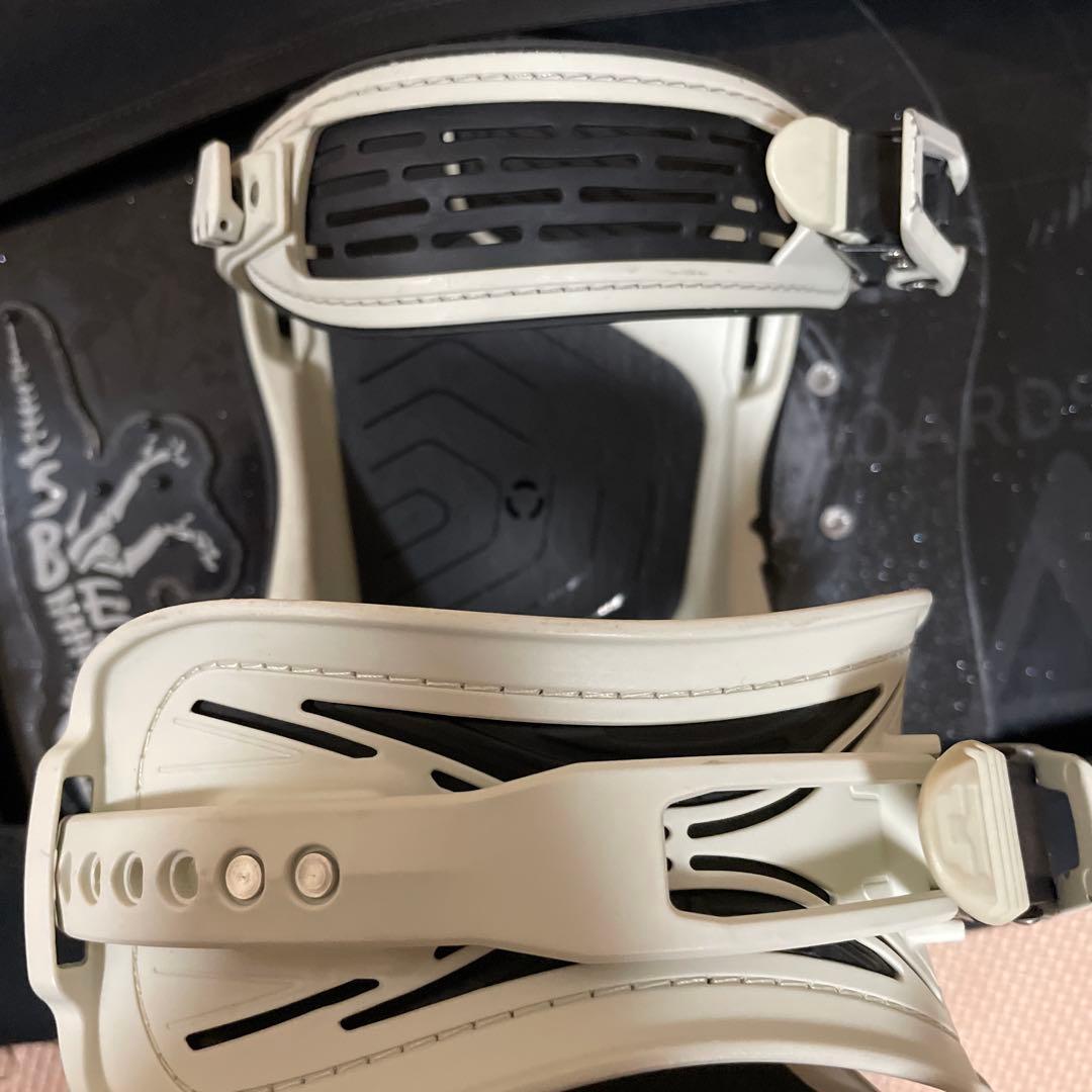 union ultra スノーボードビンディング ホワイト