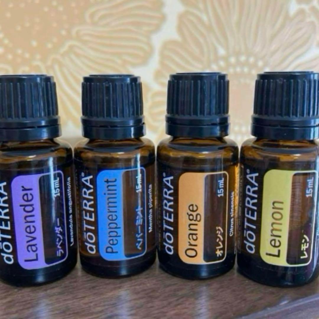 ドテラ　ラベンダー&ペパーミント&レモン&オレンジ