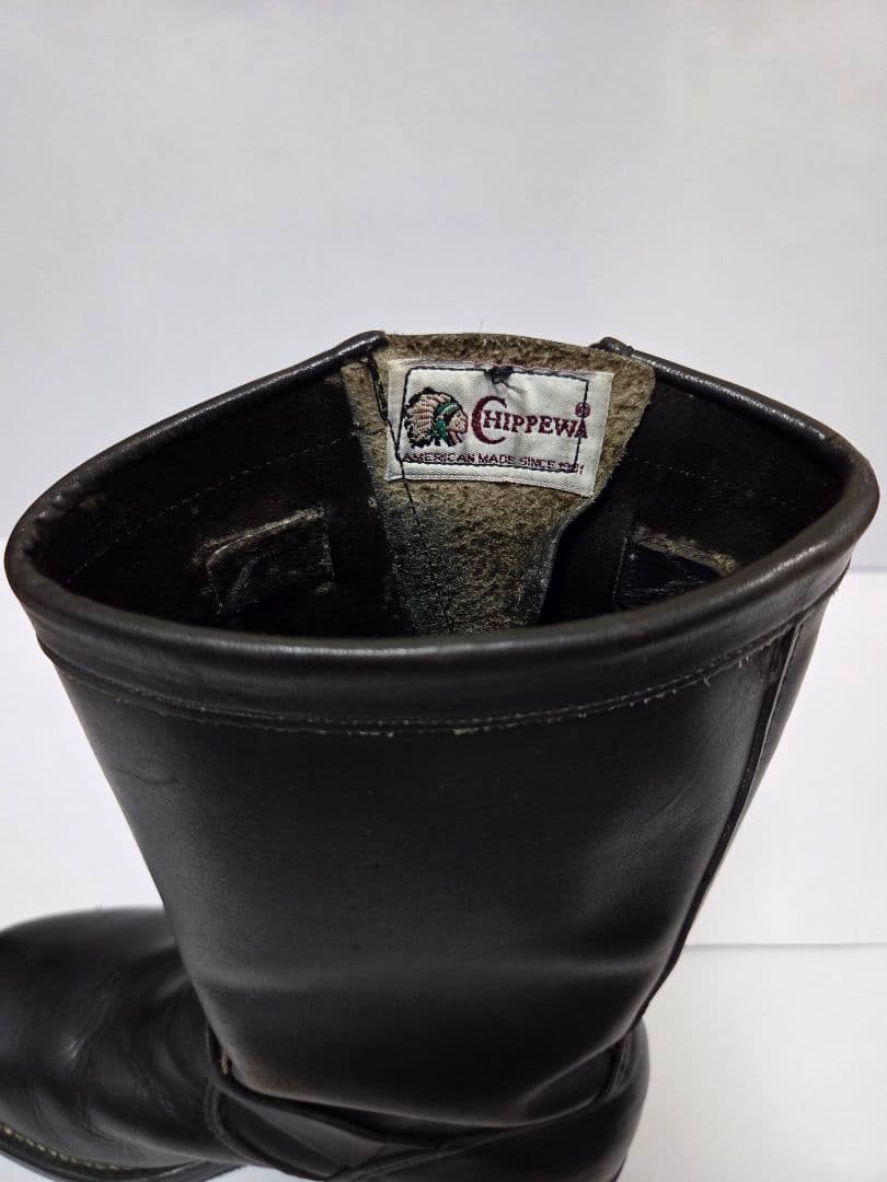 CHIPPEWA　チペワ　エンジニアブーツ　ブラック27863　USサイズ 5E