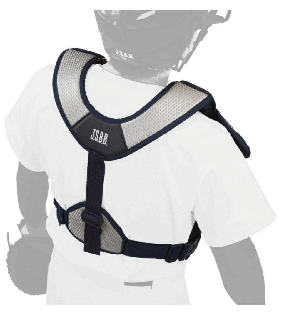 Mizuno Pro キャッチャー用プロテクター ネイビー/シルバー