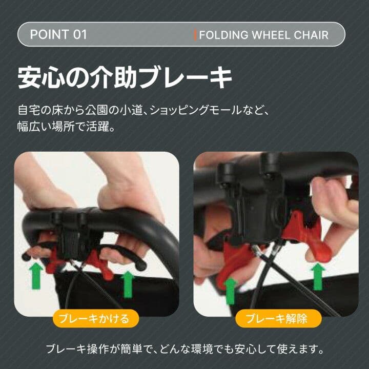 【最終値下げ・説明文必読】簡易車椅子　新品未使用