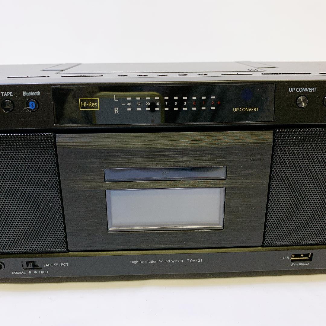 東芝 TY-AK21 ハイレゾ対応CDラジカセ オーレックス ブラック