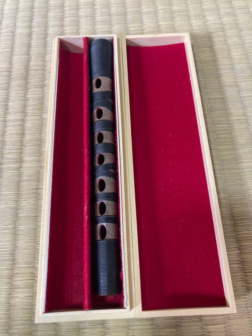 篳篥ひちりき 樹脂製　プラスチック管　すぐ鳴る盧舌ろぜつ付　専用ケース　雅楽⑨