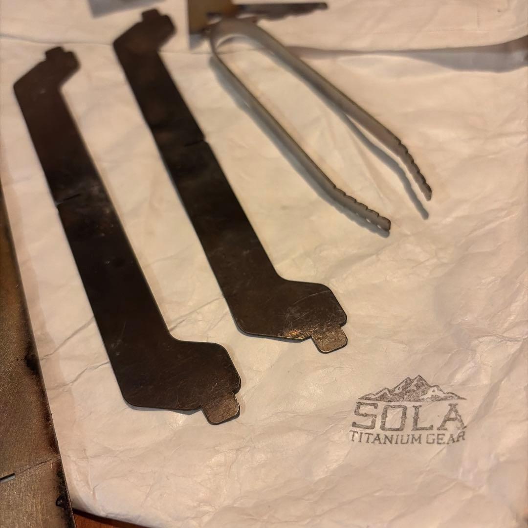 SOLA TITANIUM GEAR ソロキャン焚き火台