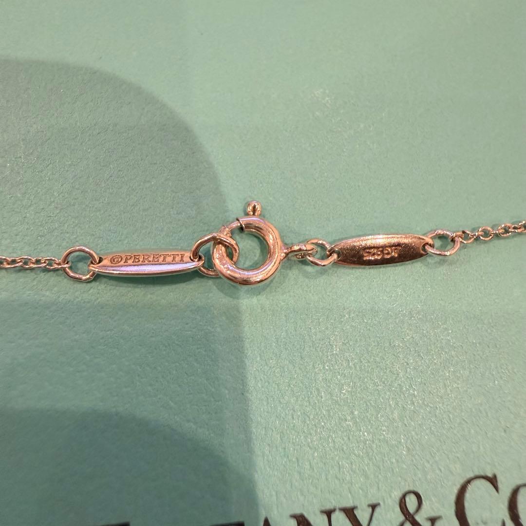 Tiffany & Co. オープンハート ネックレス 11mm AG925