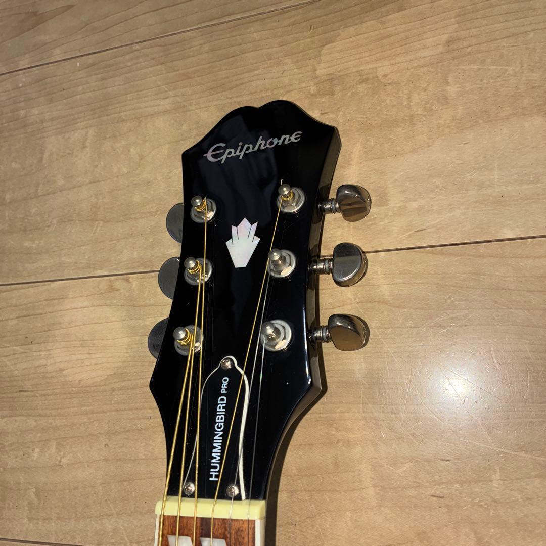（美品）Epiphone Hummingbird PRO エレアコ ネイビー色