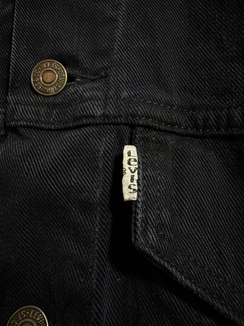 【90s日本製】リーバイス ブラックデニム 3rd 70505 刻印317