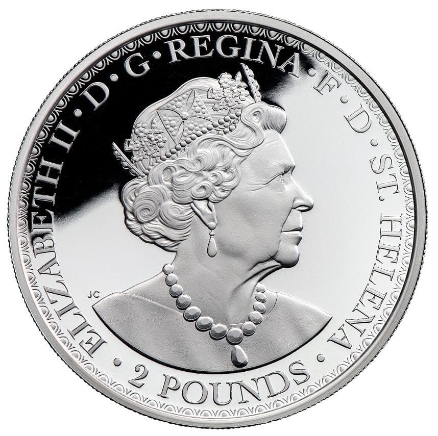 2021年 セントヘレナ ウナとライオン 5オンス銀貨 NGC PF69UCFR