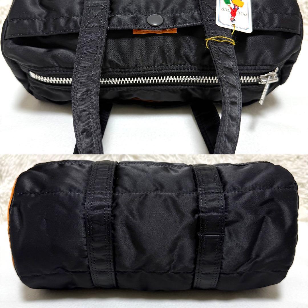 タグ付 ポーター タンカー ミニボストン S ブラック ダッフルバッグ 廃盤