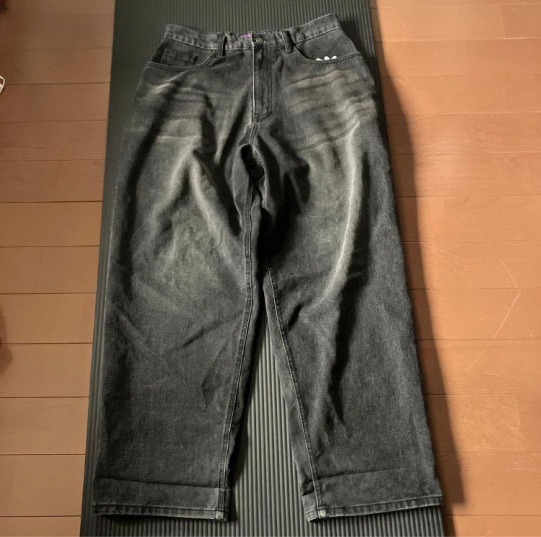 完売品LABROS グレー ワイドフィットデニム確実正規品