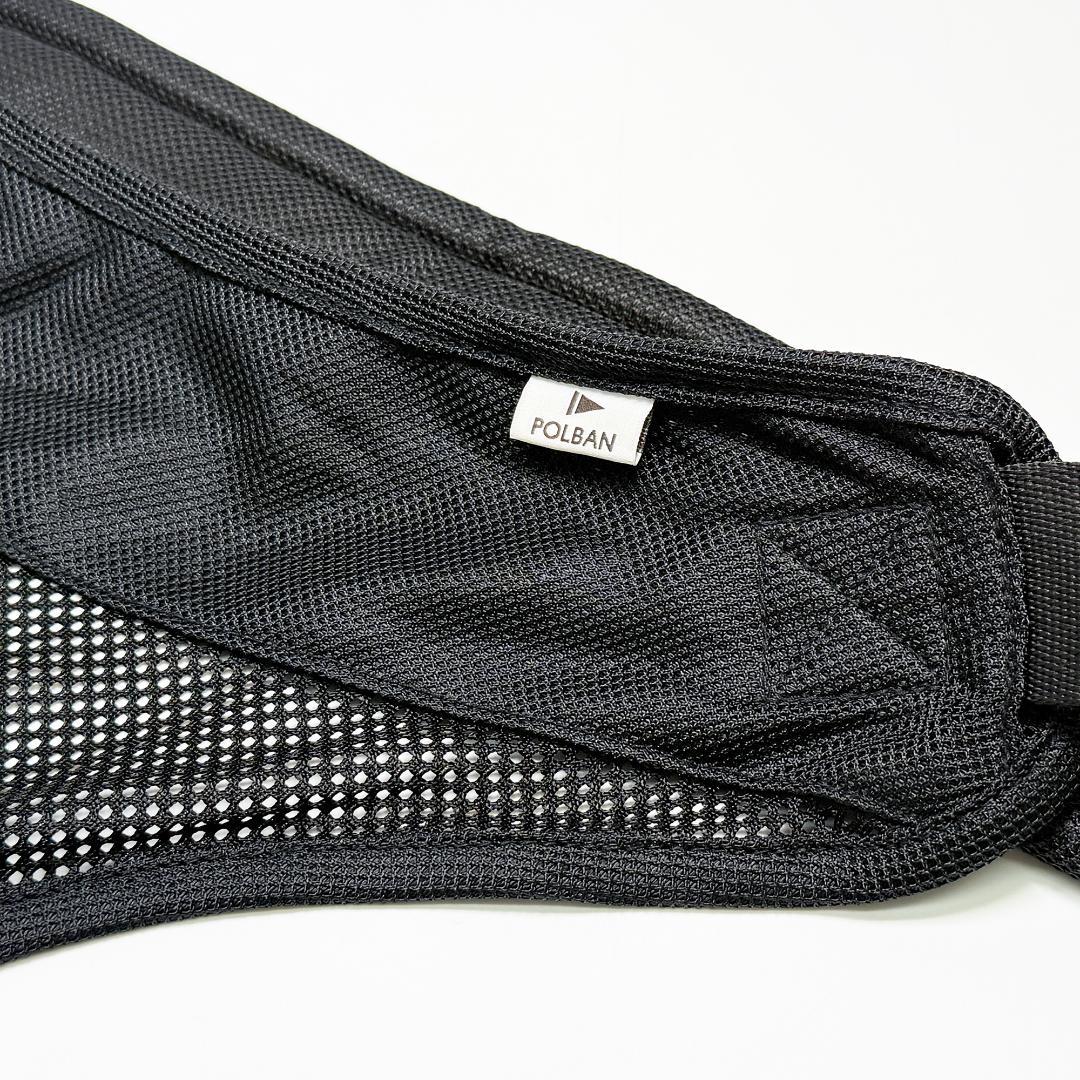 ポルバン ベーシック ヒップシート スチールグレー シングルショルダー 付き