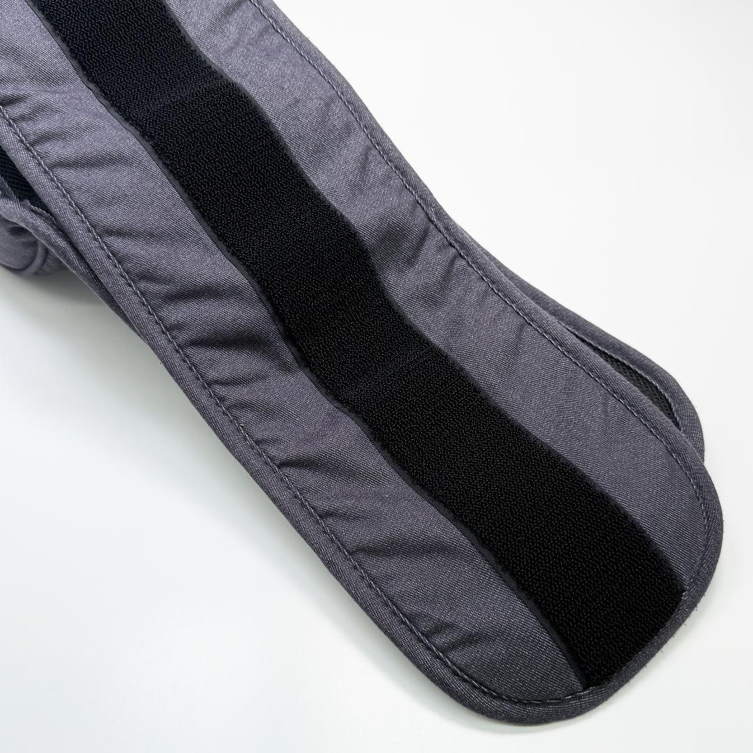 ポルバン ベーシック ヒップシート スチールグレー シングルショルダー 付き