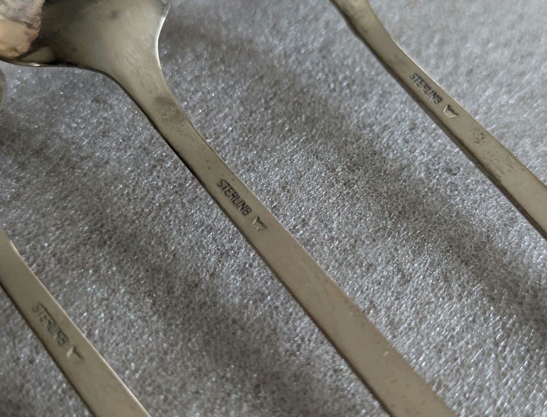 銀製スプーン6本　スターリングシルバー　計約66g