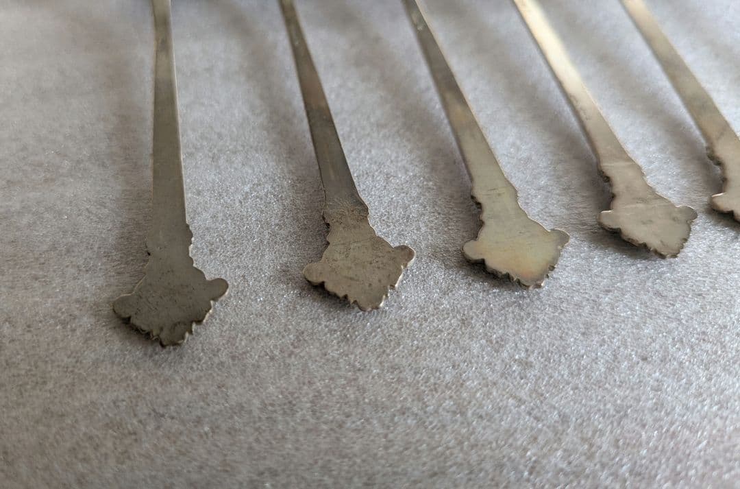 銀製スプーン6本　スターリングシルバー　計約66g