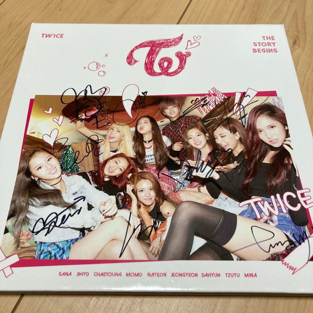 TWICE サイン　the story begins