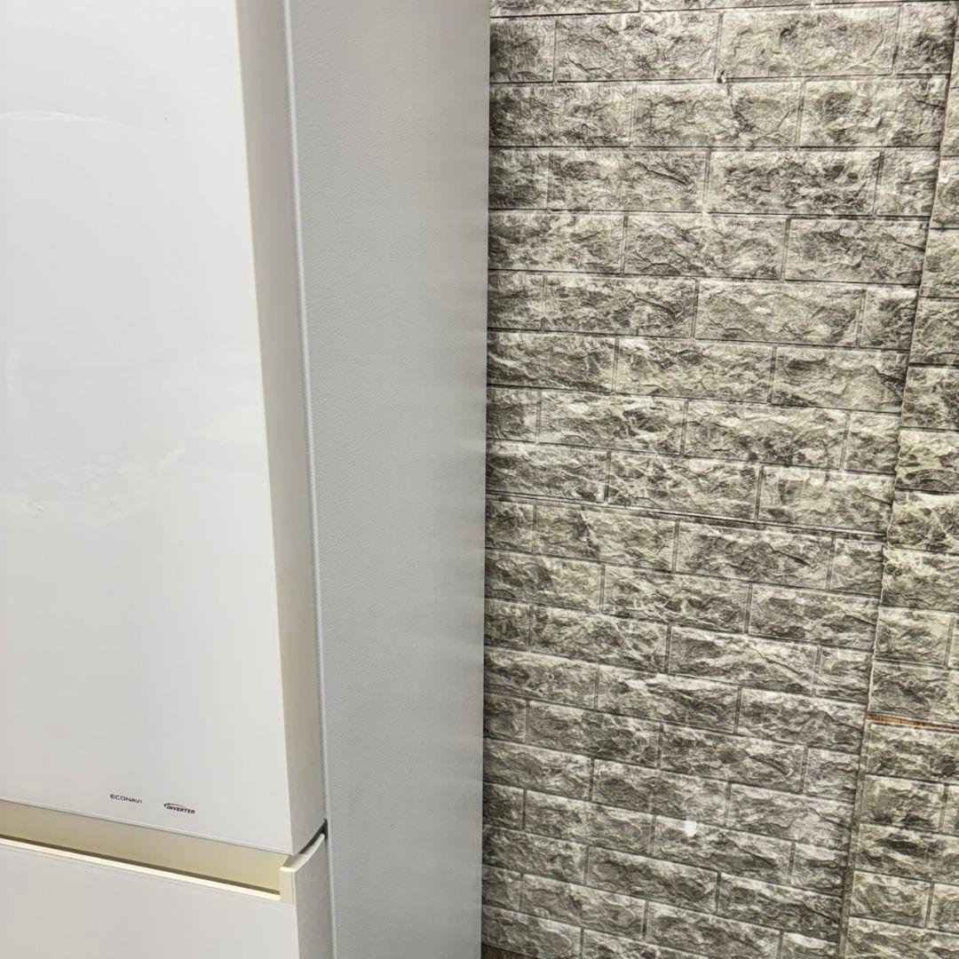 441 冷蔵庫　大型　300L～400L　ガラストップ　自動製氷機　美品　右開き