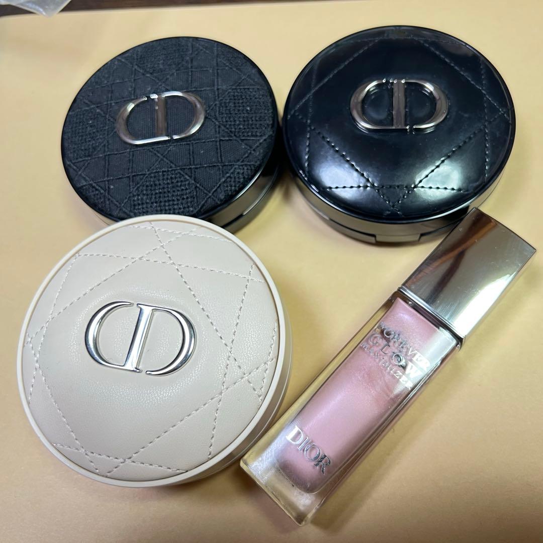 DIOR メイクアップベース　ファンデーション　パウダーハイライターセット