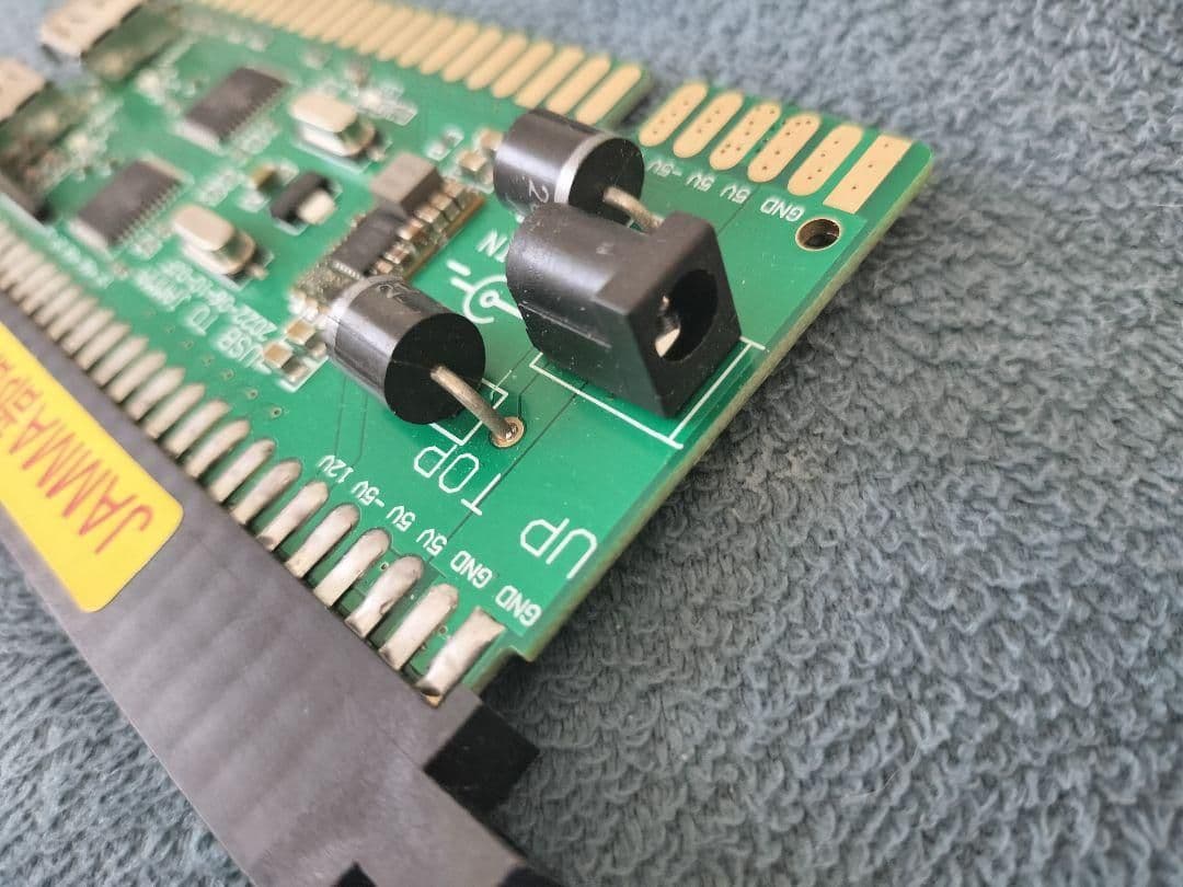 Padでアーケード JAMMAゲーム基板をUSBコントローラーから操作 筺体にも