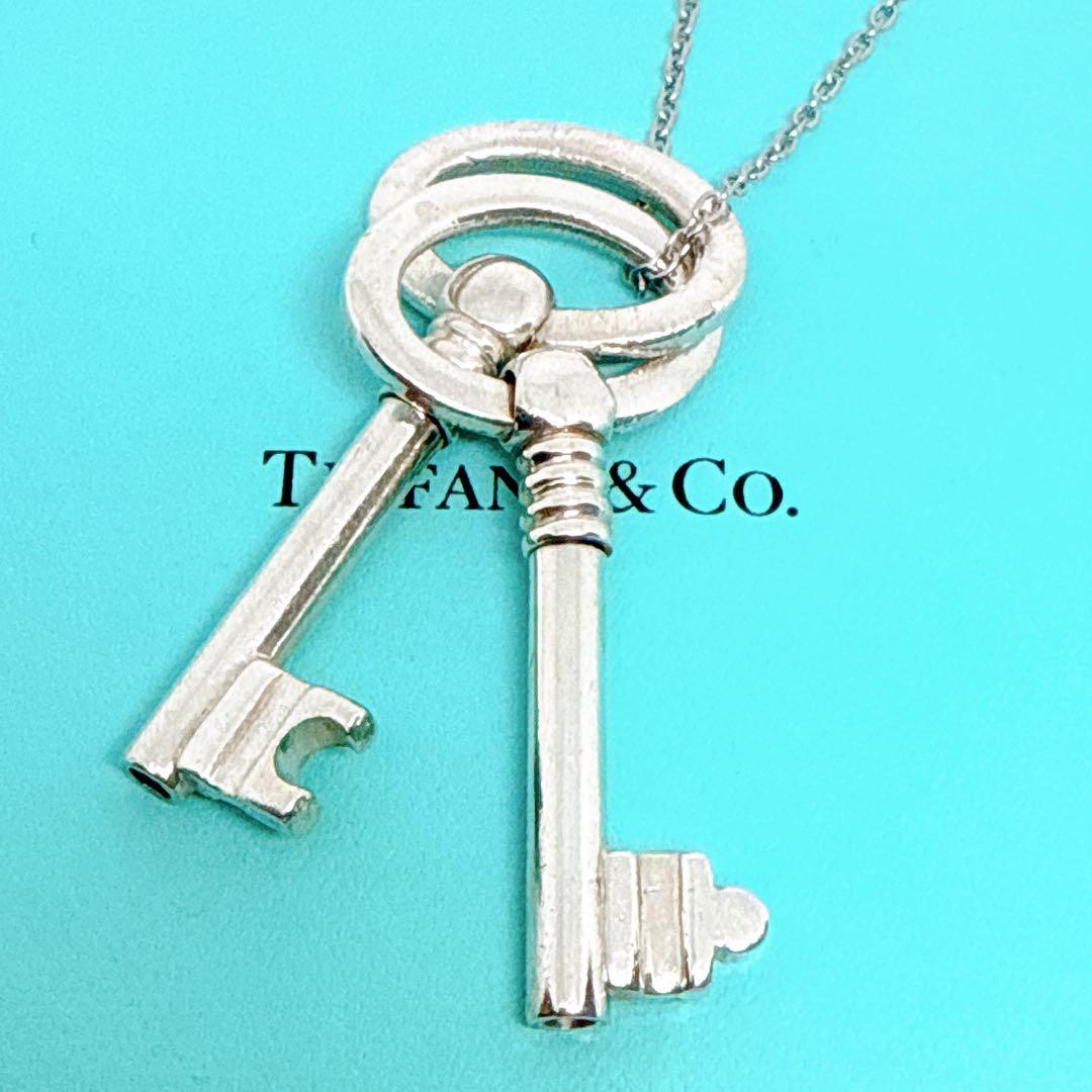 【社外チェーン】TIFFANY&Co. オーバル キー ネックレス 925