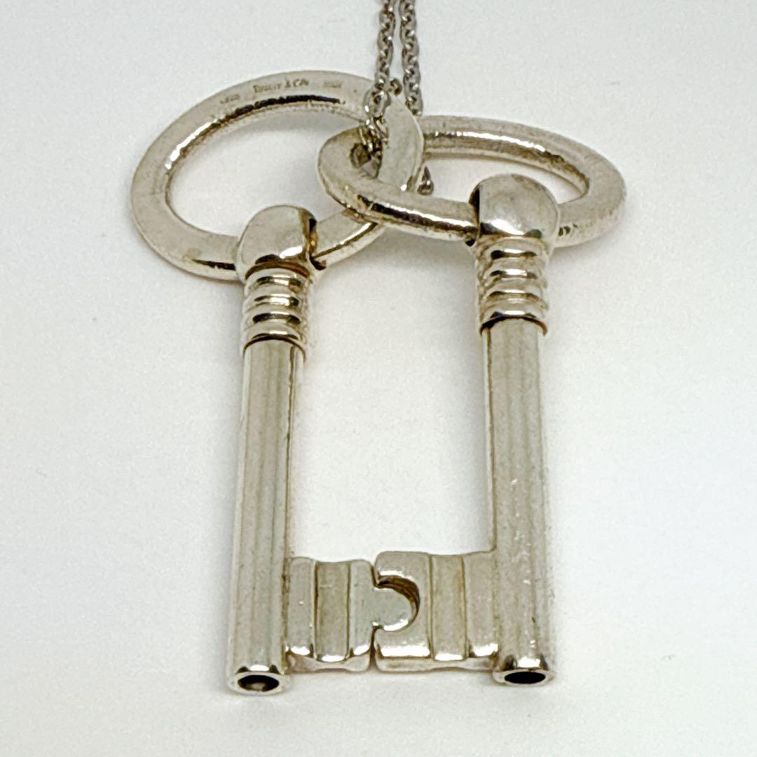 【社外チェーン】TIFFANY&Co. オーバル キー ネックレス 925