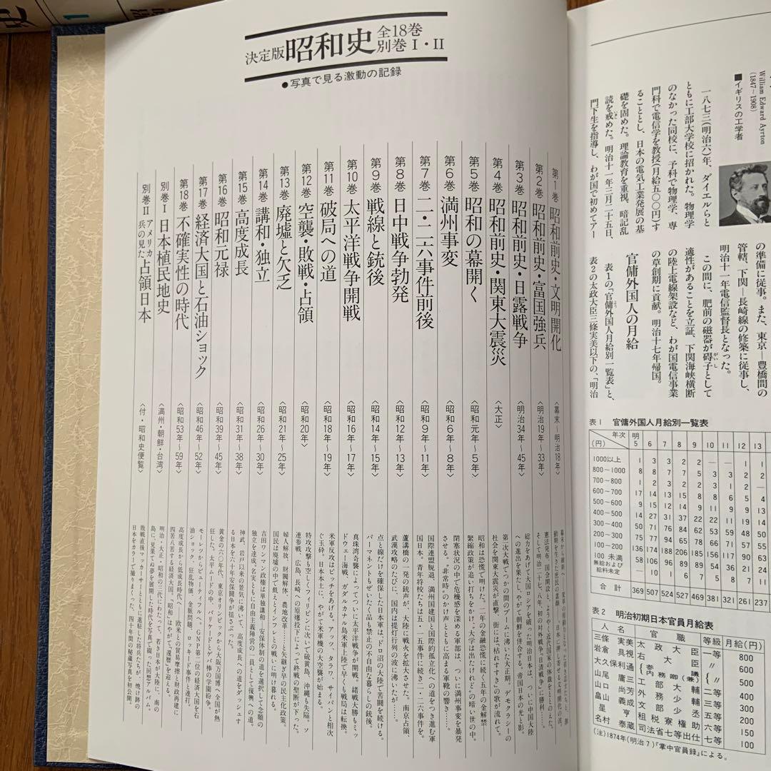 決定版昭和史　1〜10巻　毎日新聞社　歴史資料　写真