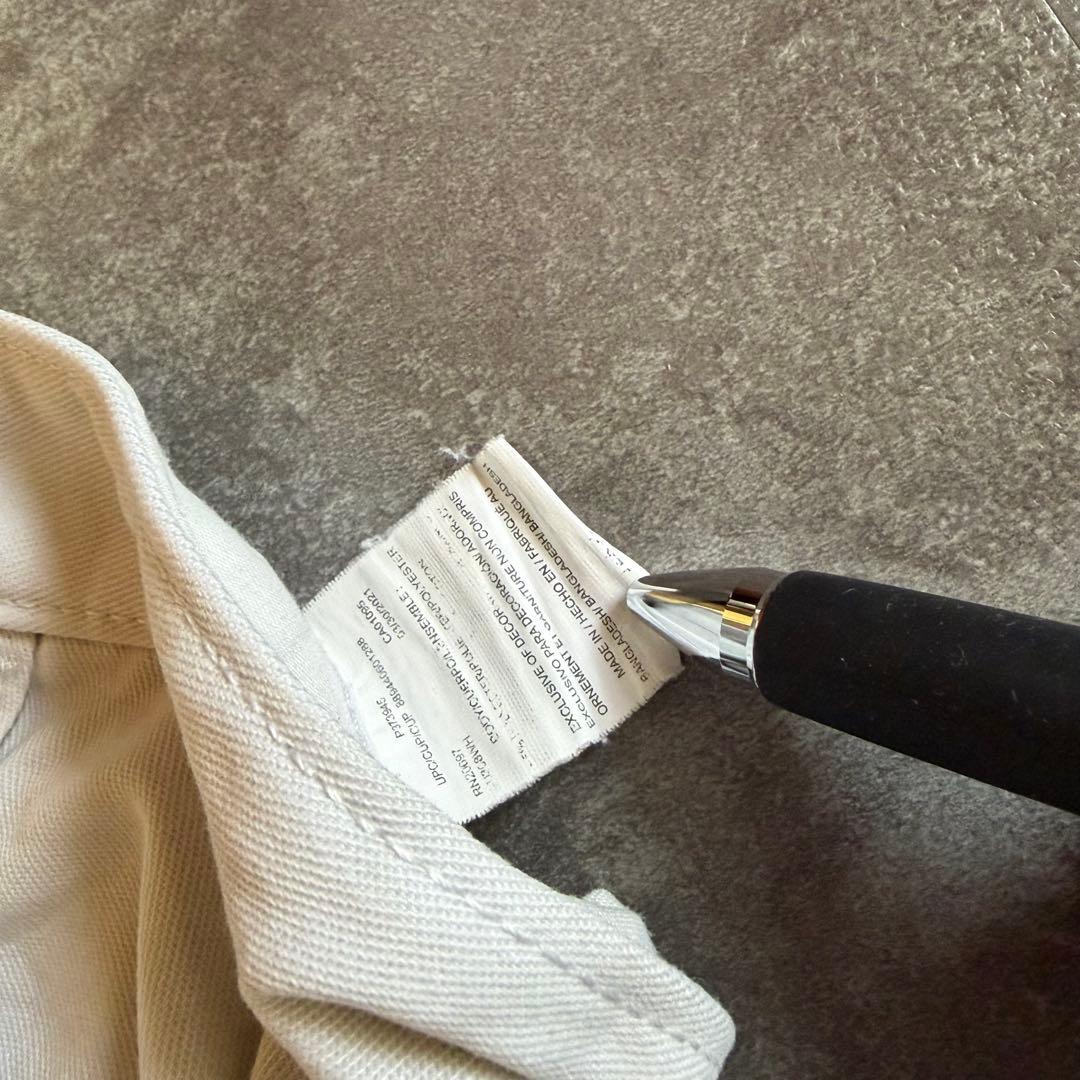 Dickies ペインターパンツ ホワイト W32 ワークパンツ ワイド 古着