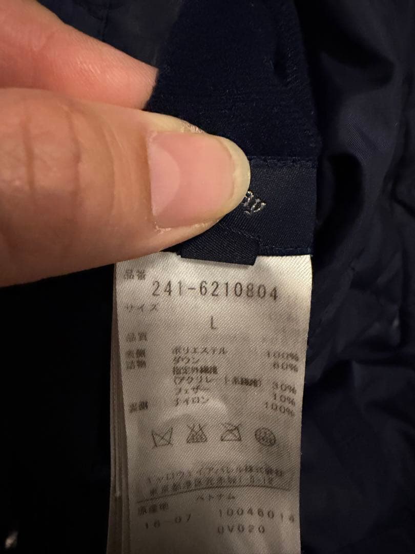 美品⭐︎callawayネイビー ダウンブルゾン　レディース　ゴルフ⭐︎防風、撥水