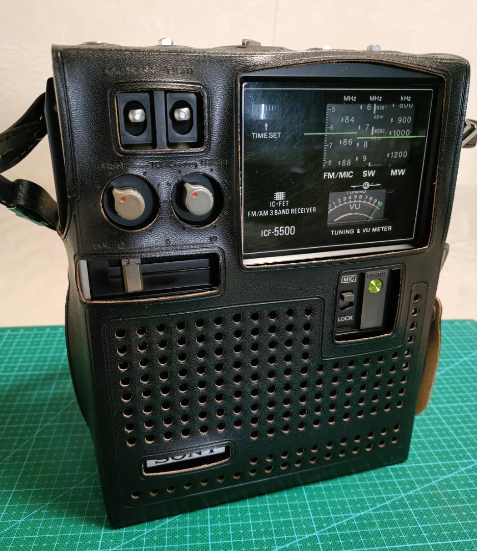 け*0様 SONY ソニー　ICF-5500 BCLラジオ　スカイセンサー　昭和
