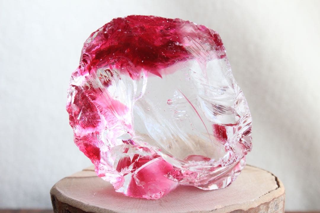 インドネシア産アンダラクリスタル　マルチカラー（ピンク・クリア）