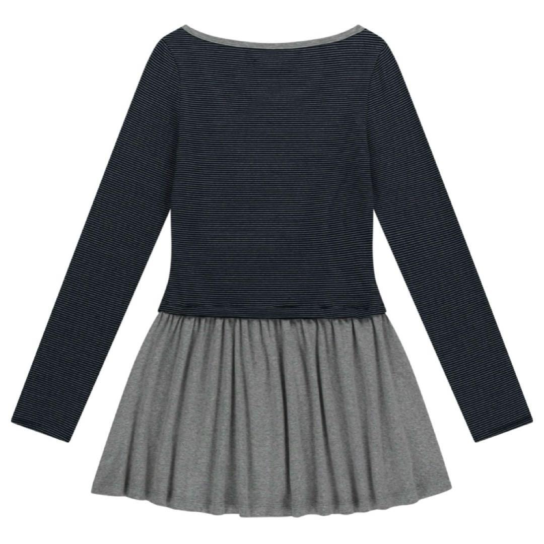 COYSEIO　STRIPE DRESS ストライプドレス　NAVY